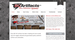 Desktop Screenshot of bcartifacts.com